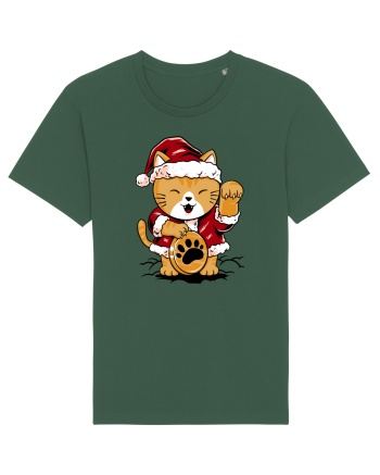 LUCKY MEOW SANTA Bottle Green