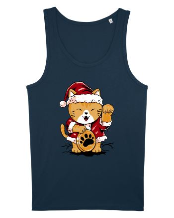 LUCKY MEOW SANTA Navy
