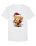 LUCKY MEOW SANTA Tricou mânecă scurtă guler larg Bărbat Skater
