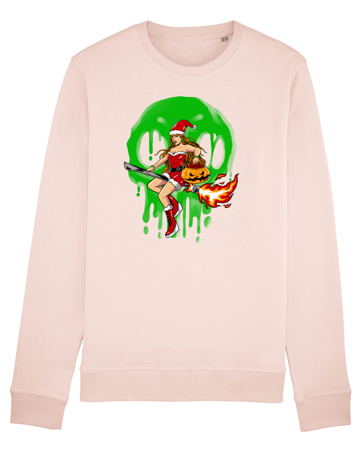 Bluză mânecă lungă Unisex Rise Candy Pink