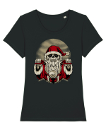 SANTA NIGHT RIDER Tricou mânecă scurtă guler larg fitted Damă Expresser