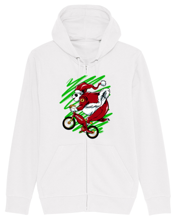 OLDMAN PANDA BIKER SANTA White