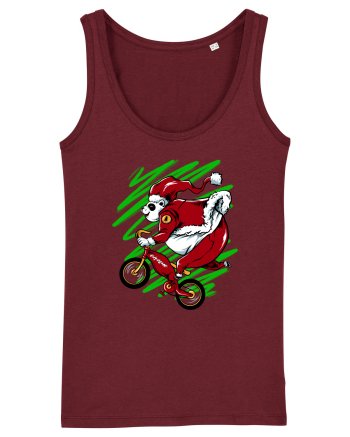 OLDMAN PANDA BIKER SANTA Burgundy