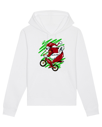 OLDMAN PANDA BIKER SANTA White