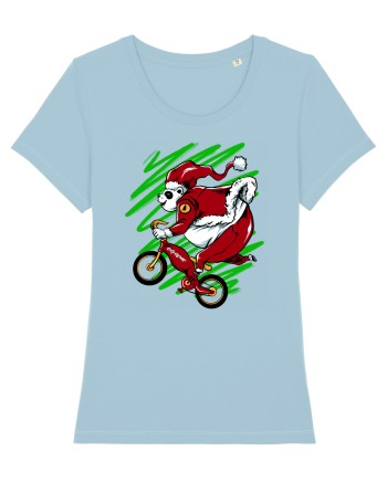 OLDMAN PANDA BIKER SANTA Sky Blue