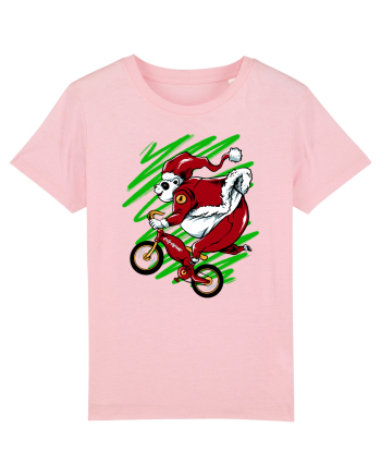 OLDMAN PANDA BIKER SANTA Cotton Pink