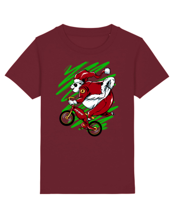 OLDMAN PANDA BIKER SANTA Burgundy
