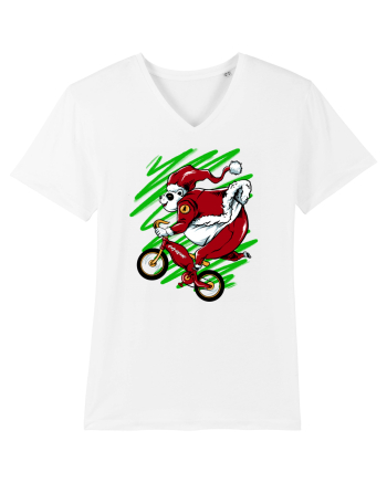 OLDMAN PANDA BIKER SANTA White