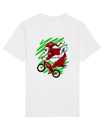 OLDMAN PANDA BIKER SANTA White