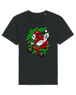 OLDMAN PANDA BIKER SANTA Tricou mânecă scurtă Unisex Rocker