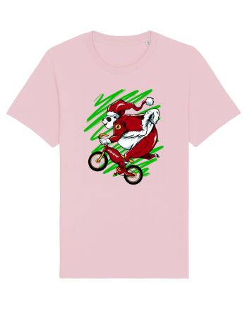 OLDMAN PANDA BIKER SANTA Cotton Pink