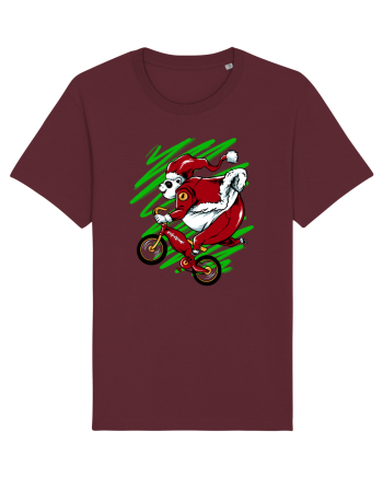 OLDMAN PANDA BIKER SANTA Burgundy