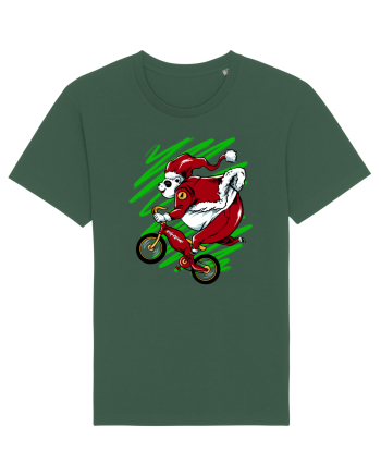 OLDMAN PANDA BIKER SANTA Bottle Green