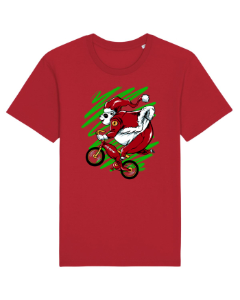 OLDMAN PANDA BIKER SANTA Red