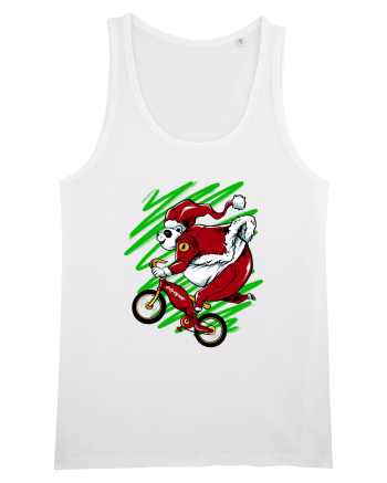 OLDMAN PANDA BIKER SANTA White
