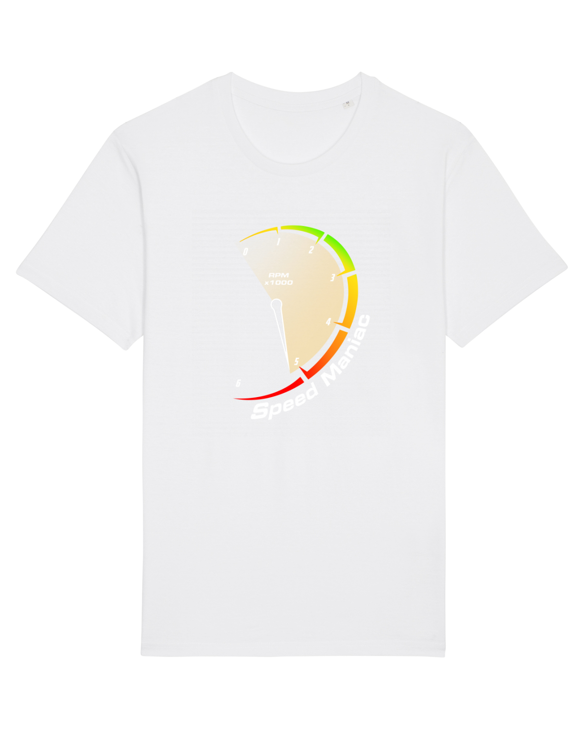 Tricou mânecă scurtă Unisex Rocker White