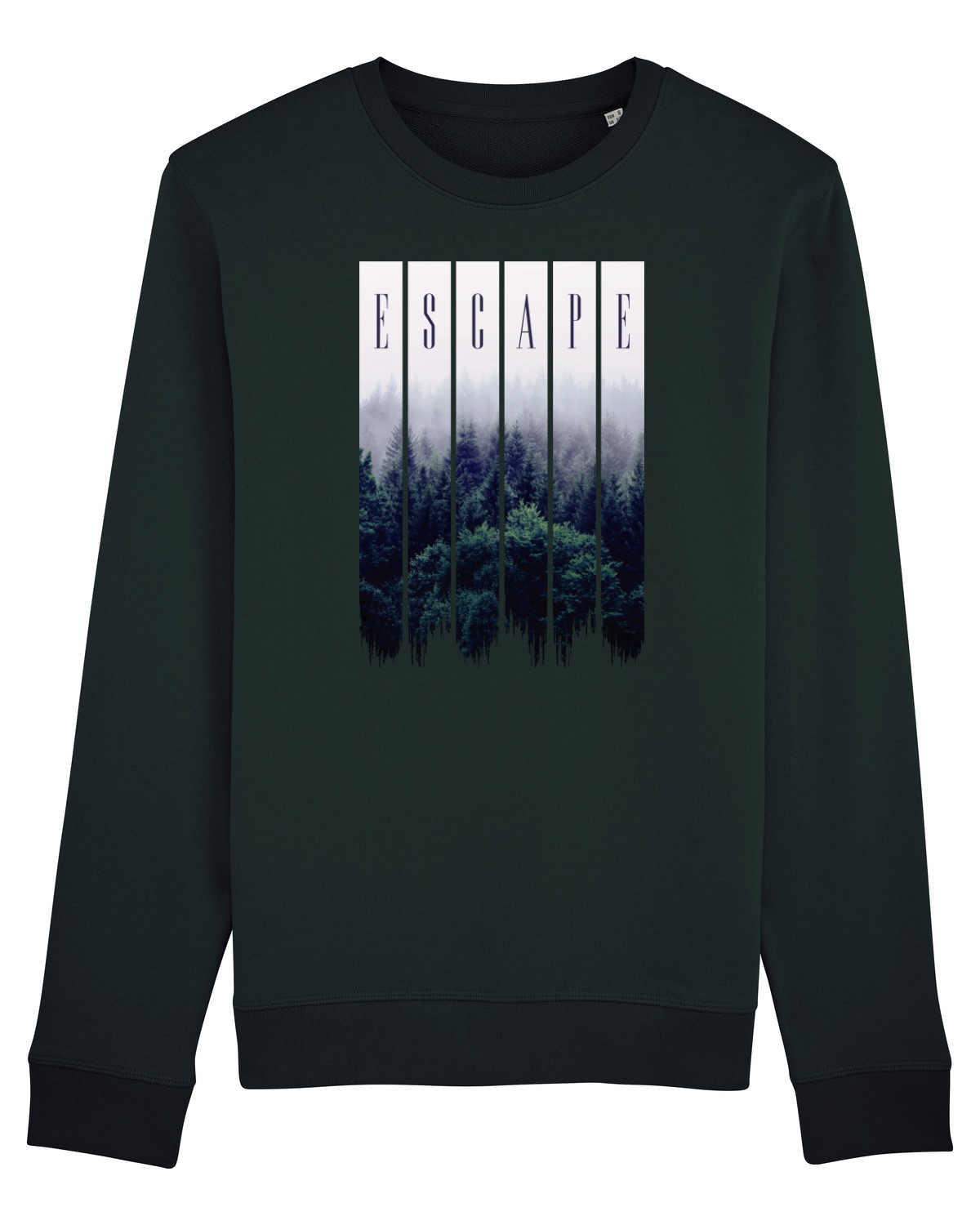 Bluză mânecă lungă Unisex Rise Black