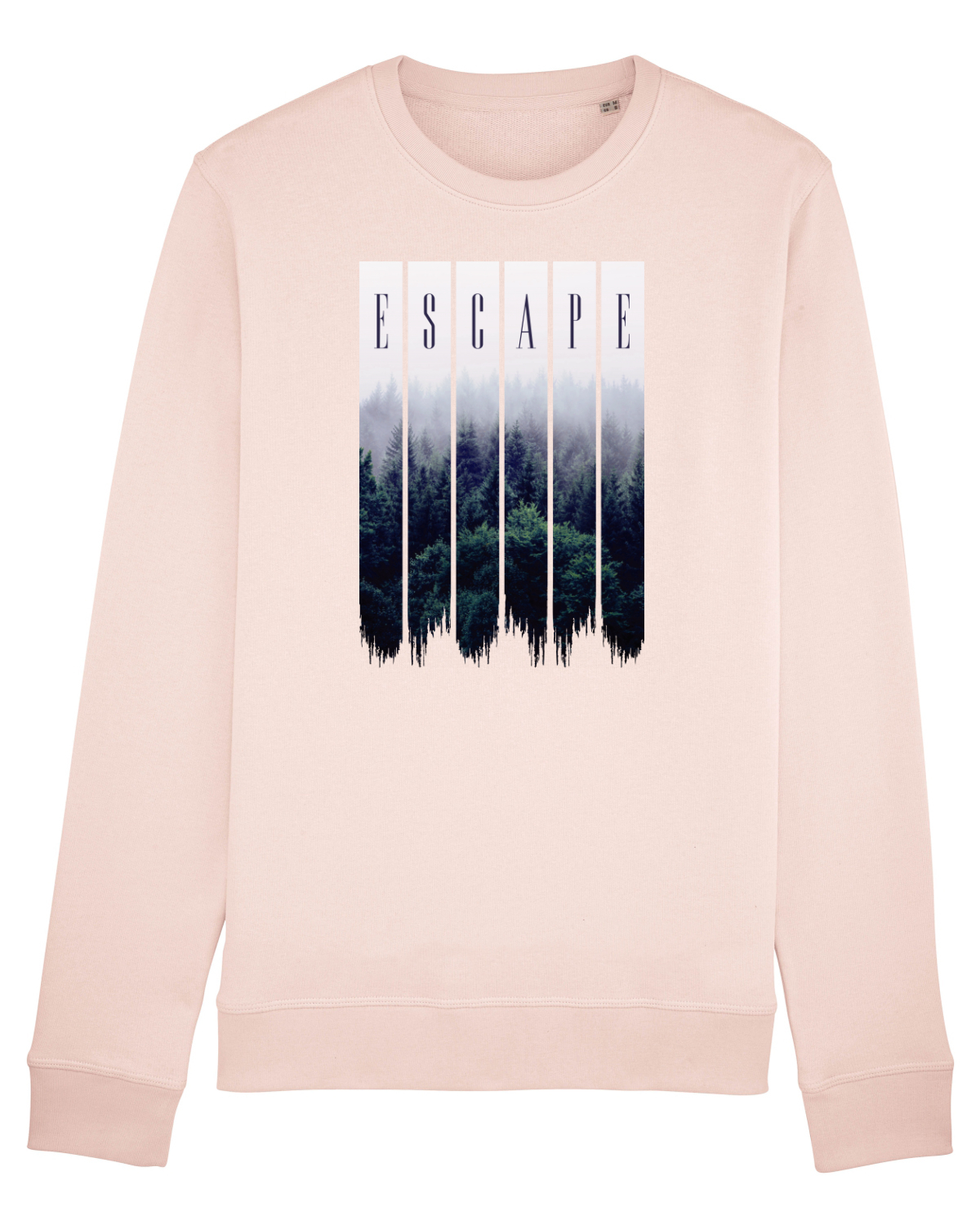 Bluză mânecă lungă Unisex Rise Candy Pink