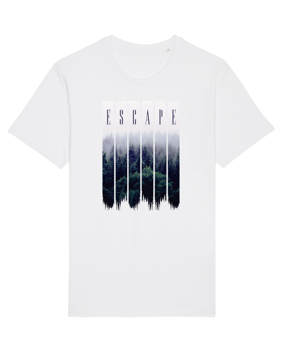 Tricou mânecă scurtă Unisex Rocker White