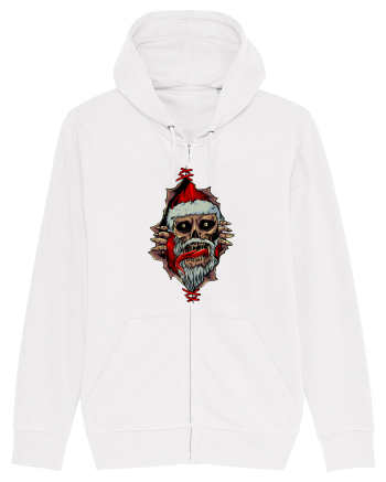 PEEK A BOO SANTA SKULL White