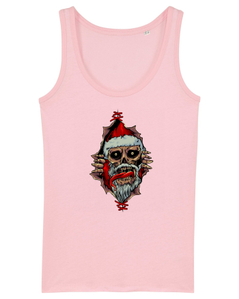 PEEK A BOO SANTA SKULL Cotton Pink