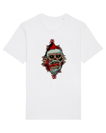 PEEK A BOO SANTA SKULL White