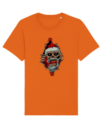 PEEK A BOO SANTA SKULL Bright Orange