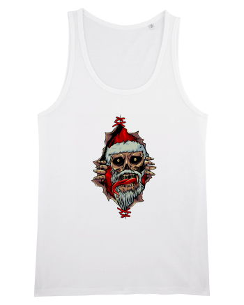 PEEK A BOO SANTA SKULL White
