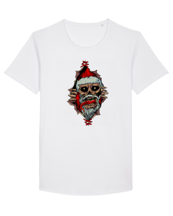 PEEK A BOO SANTA SKULL White