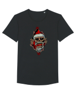 PEEK A BOO SANTA SKULL Tricou mânecă scurtă guler larg Bărbat Skater