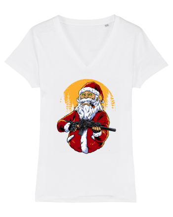 SHOT EM ALL SANTA White