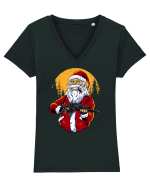 SHOT EM ALL SANTA Tricou mânecă scurtă guler V Damă Evoker