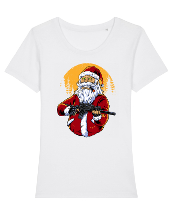 SHOT EM ALL SANTA White