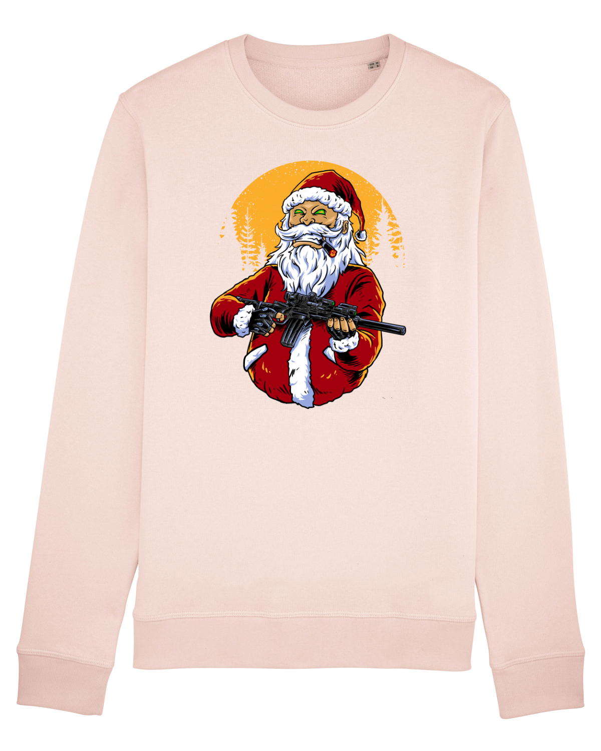 Bluză mânecă lungă Unisex Rise Candy Pink