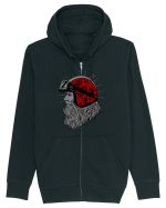 TIME TO RACE SANTA BIKER Hanorac cu fermoar Unisex Connector