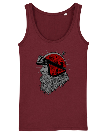 TIME TO RACE SANTA BIKER Burgundy