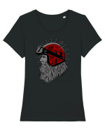TIME TO RACE SANTA BIKER Tricou mânecă scurtă guler larg fitted Damă Expresser