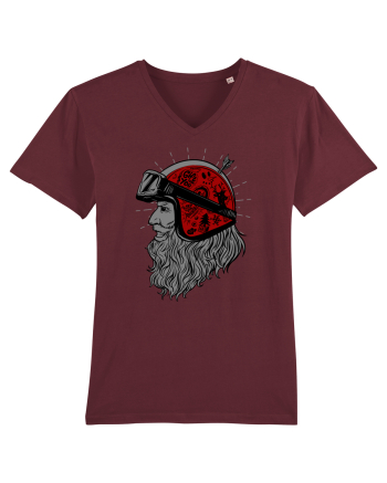 TIME TO RACE SANTA BIKER Burgundy