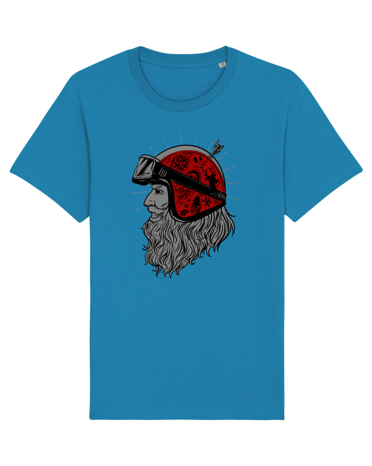 Tricou mânecă scurtă Unisex Rocker Azur