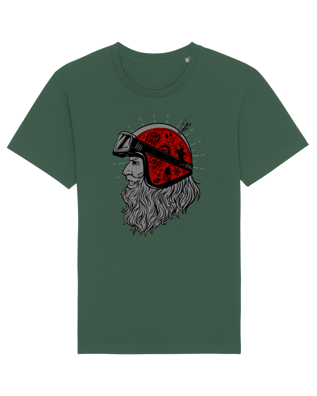 Tricou mânecă scurtă Unisex Rocker Bottle Green