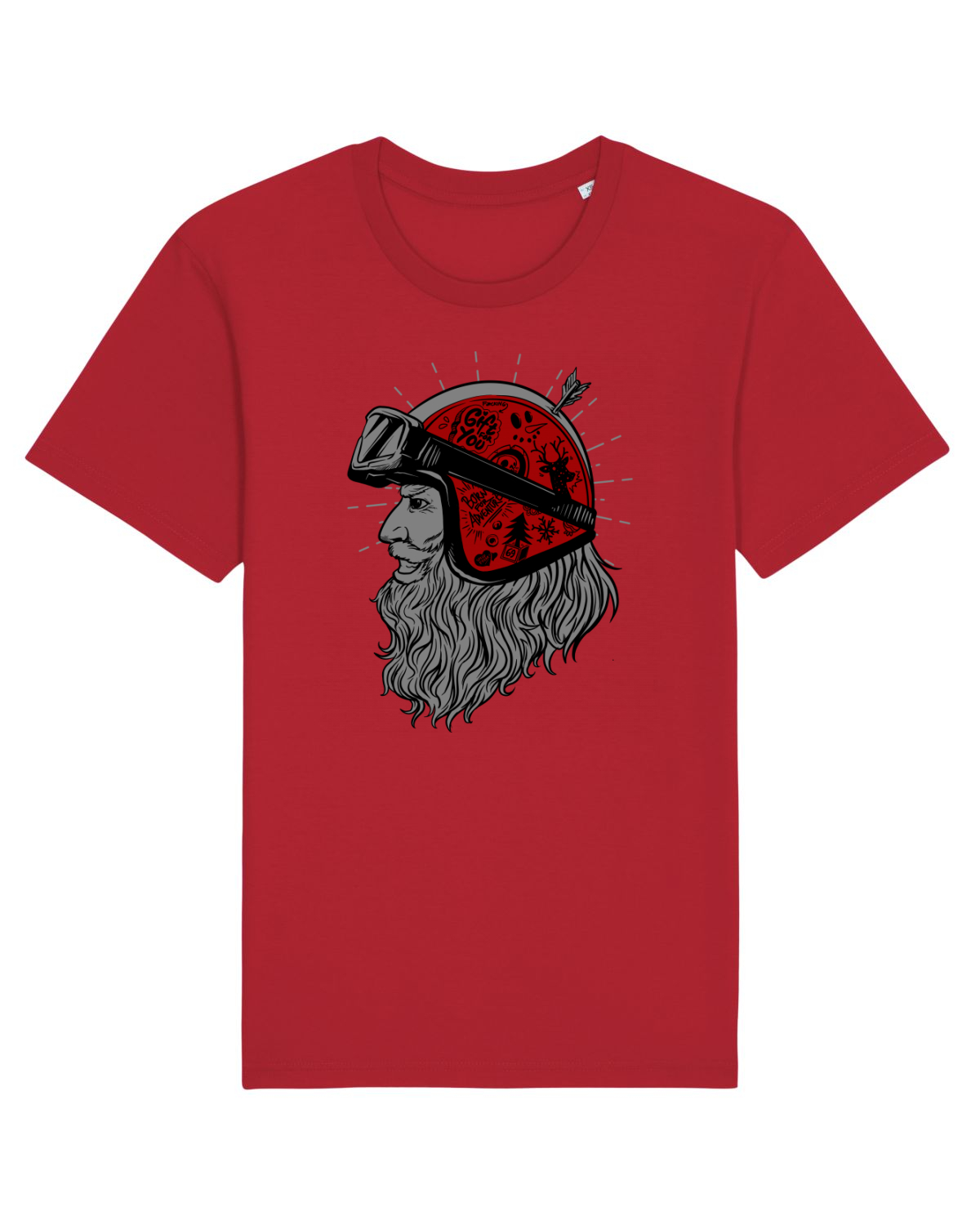 Tricou mânecă scurtă Unisex Rocker Red