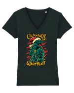 COLD HANDS WARM HEART Tricou mânecă scurtă guler V Damă Evoker