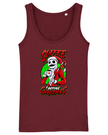COFFEE BEFORE CHRISTMAS Burgundy