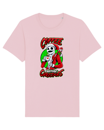 COFFEE BEFORE CHRISTMAS Cotton Pink