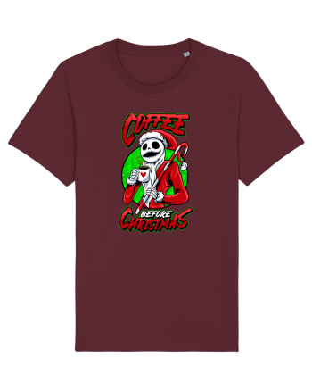 COFFEE BEFORE CHRISTMAS Burgundy