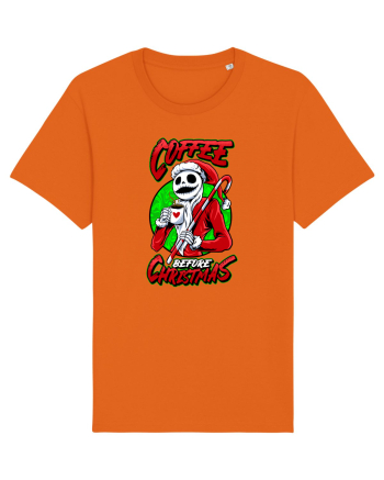 COFFEE BEFORE CHRISTMAS Bright Orange