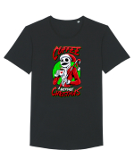 COFFEE BEFORE CHRISTMAS Tricou mânecă scurtă guler larg Bărbat Skater