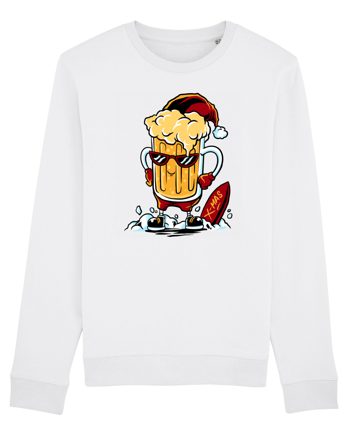 Bluză mânecă lungă Unisex Rise White