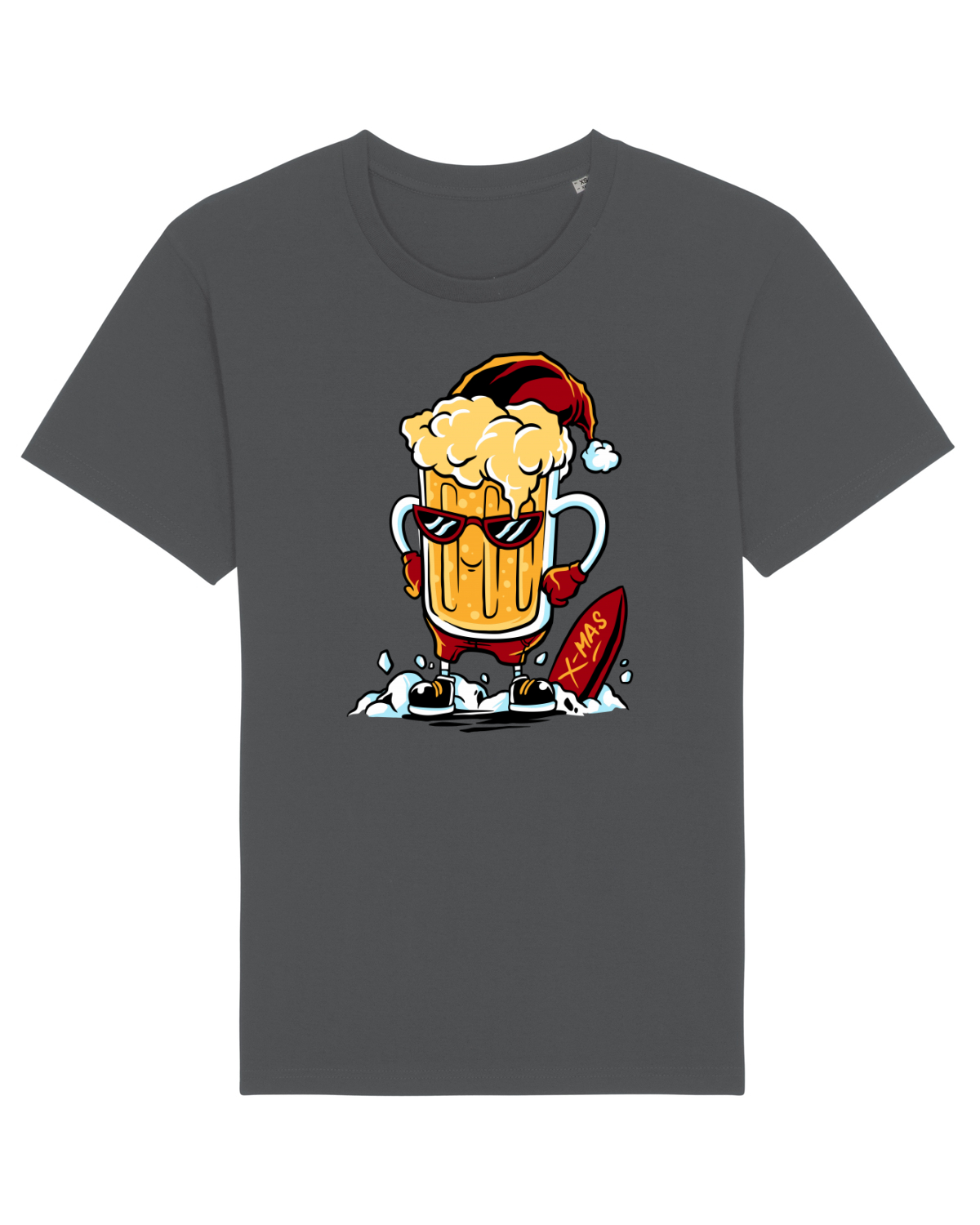 Tricou mânecă scurtă Unisex Rocker Anthracite