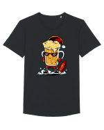BEER XMAS FUN Tricou mânecă scurtă guler larg Bărbat Skater